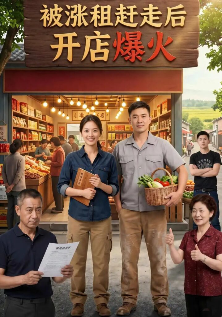 被张租赶走后开店爆火 2026 短剧 海报